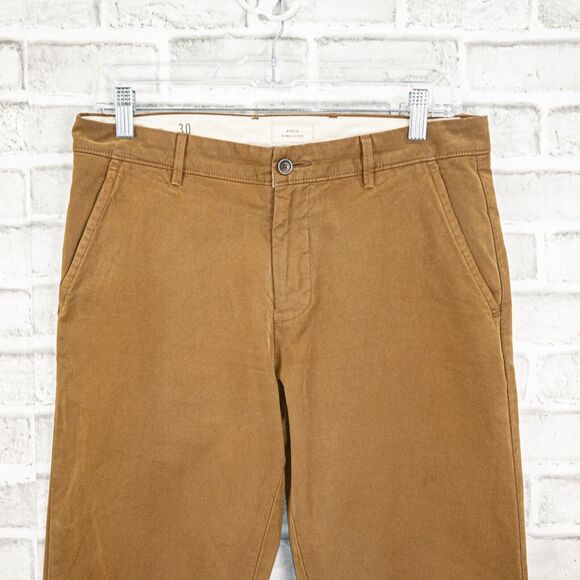 Apolis Global Citizen Slim fit Utility Chino Pants Light Brown Size 30 - Picture 5 of 10